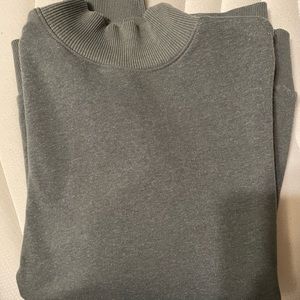 Soft green oversized crew